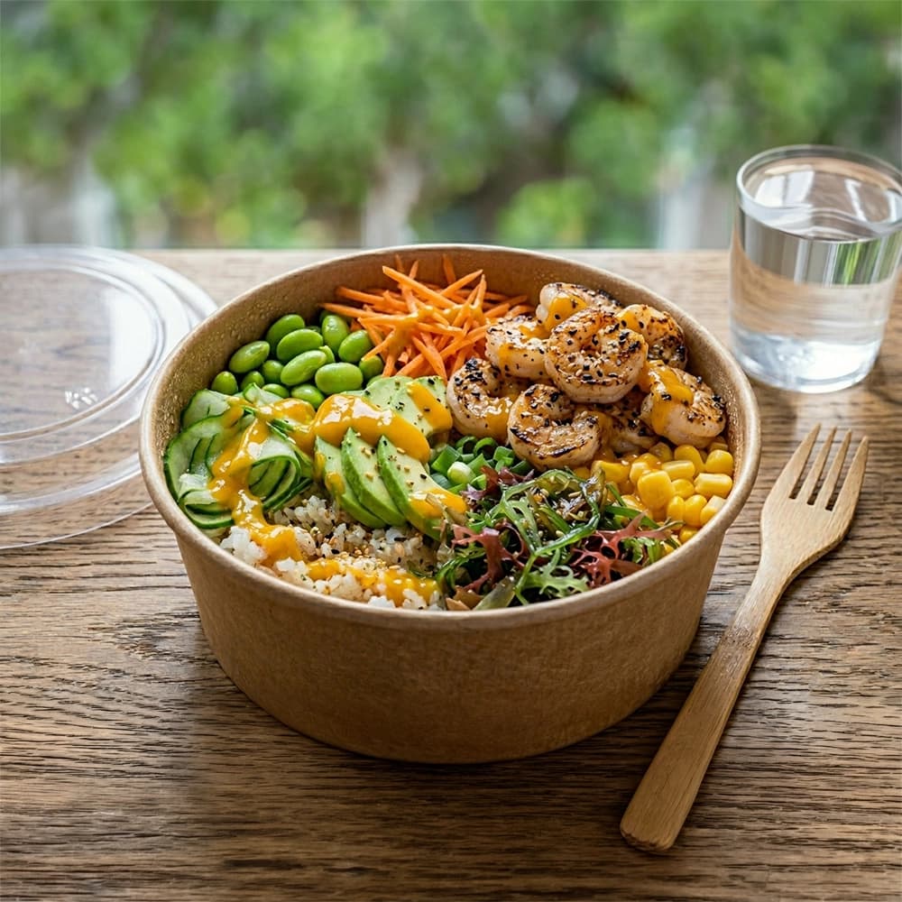 Shrimp poke bowl